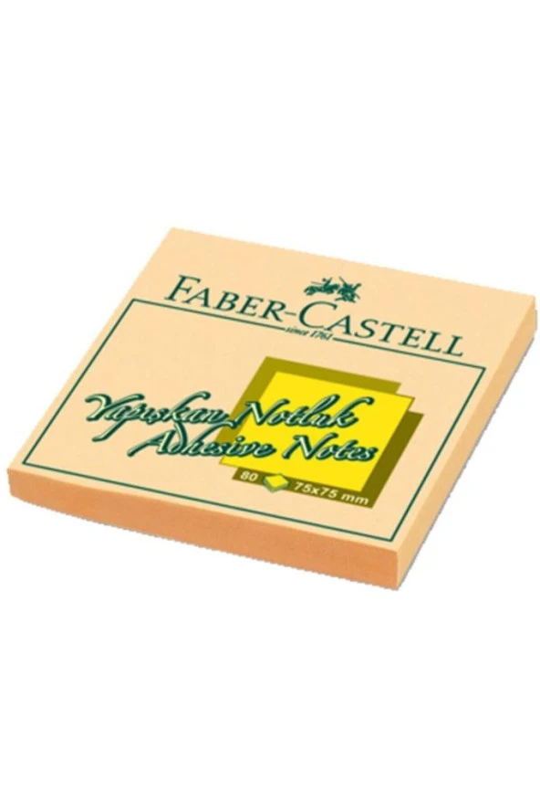 Faber Castell Not Kağıdı 75*75 Yapışkanlı Sarı ürün görseli 1