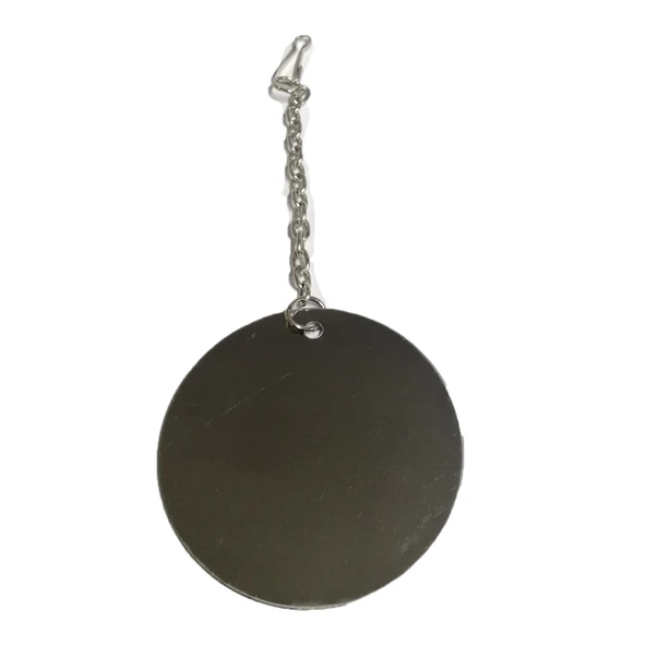 Krom Kırılmaz Yuvarlak Ayna - Kuş Oyuncağı (6 cm Çap) ürün görseli 1