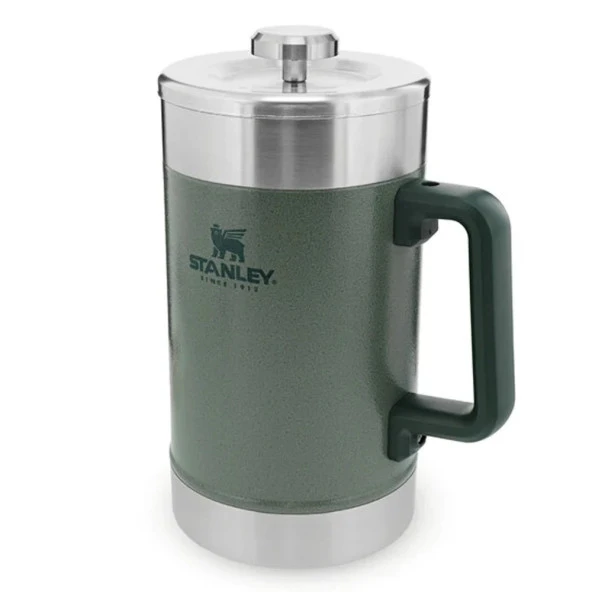 Stanley Klasik French Press Termos 1.4 Lt - Hammertone Green ürün görseli 1
