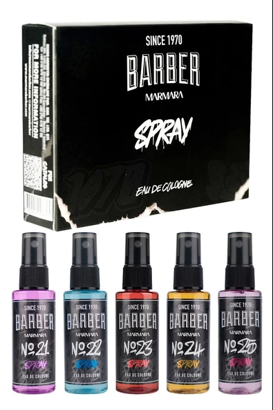 5 Mix Set EDC Sprey Kolonya 50 ML ürün görseli 1