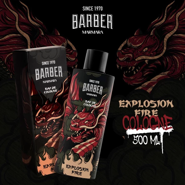 Dragon EDC Premium Kolonya Cam Şişe 500 ML - Resim 2
