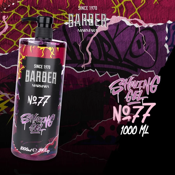 No.77 Pompalı Tıraş Jeli 1000 ML - Resim 3