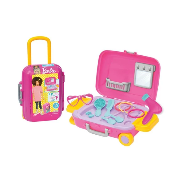 03486 BARBIE GÜZELLİK SET BAVULUM - Resim 7