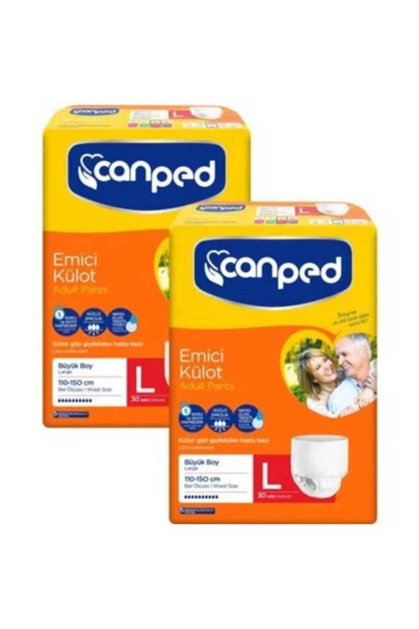 CANPED Emici Külot 2x30  60 Adet Large ürün görseli 1