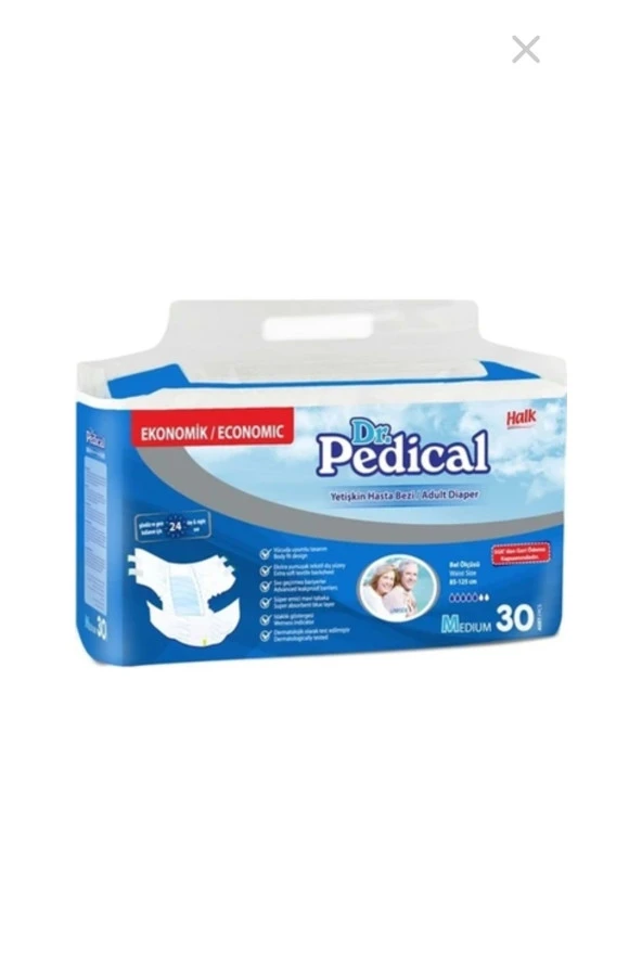DR PEDİKAL Hasta Bezi L Beden Belbantlı ürün görseli 1