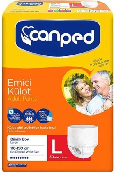CANPED Emici Külot 30'Lu 110-150 Cm Large ürün görseli 1