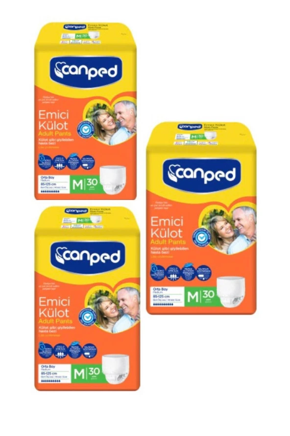 CANPED Emici Külot M 90'Lı ( 3 Paket) ürün görseli 1