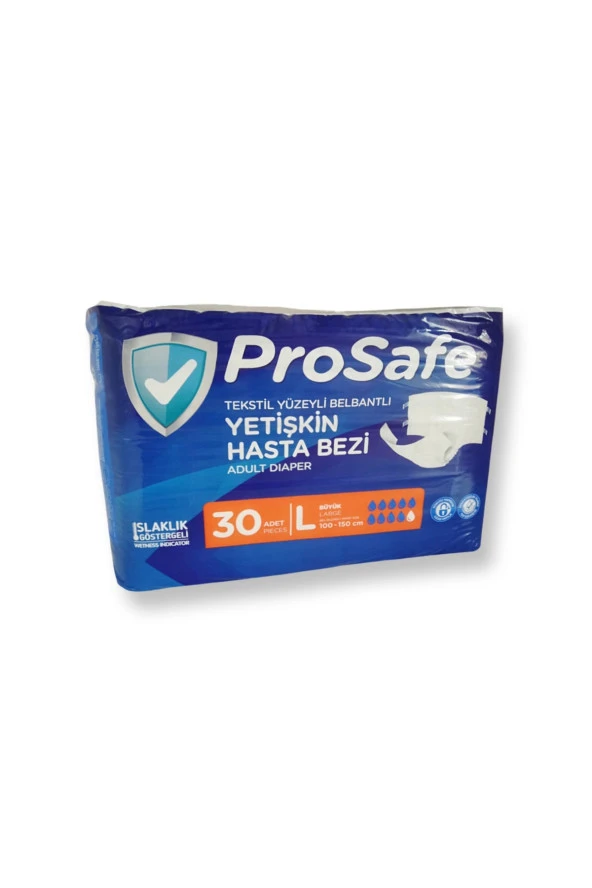 PROSAFE Belbantlı Yetişkin Hasta Bezi - Large ürün görseli 1