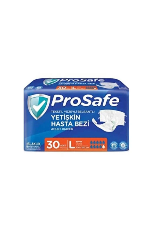 PROSAFE Hasta Bezi Belbantlı(Cırtlı) 30'Lu L ürün görseli 1