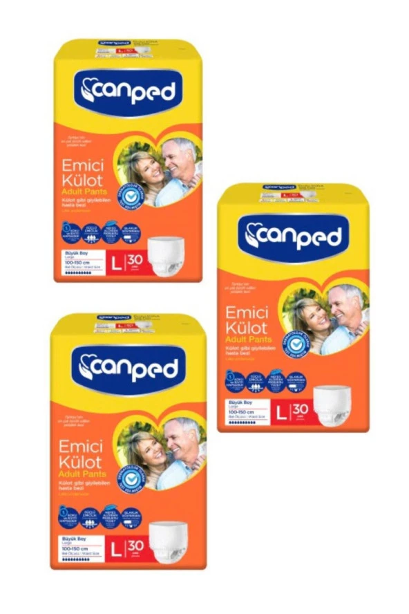 CANPED Emici Külot L 90'Lı ( 3 Paket) ürün görseli 1