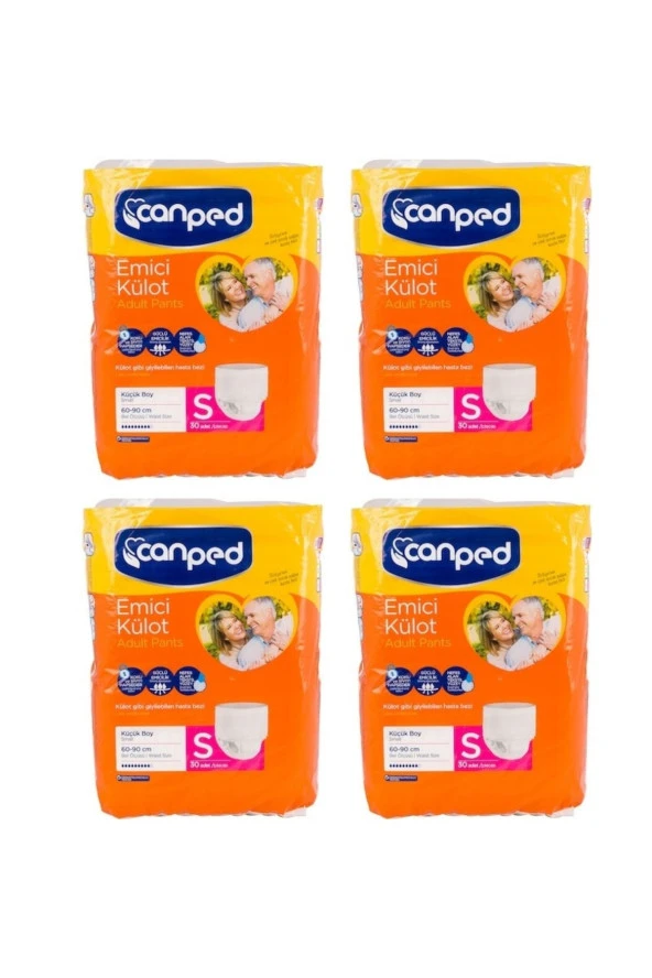 CANPED Emici Külot Small (Küçük) 4X30'Lu 120 Adet Hasta Bezi ürün görseli 1