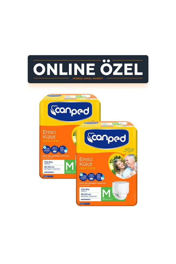 CANPED Emici Külot Orta Online Paket 60'Lı ürün görseli 1