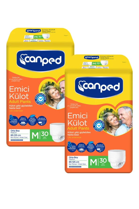 CANPED Emici Külot Orta Boy Medium 60 Adet ürün görseli 1