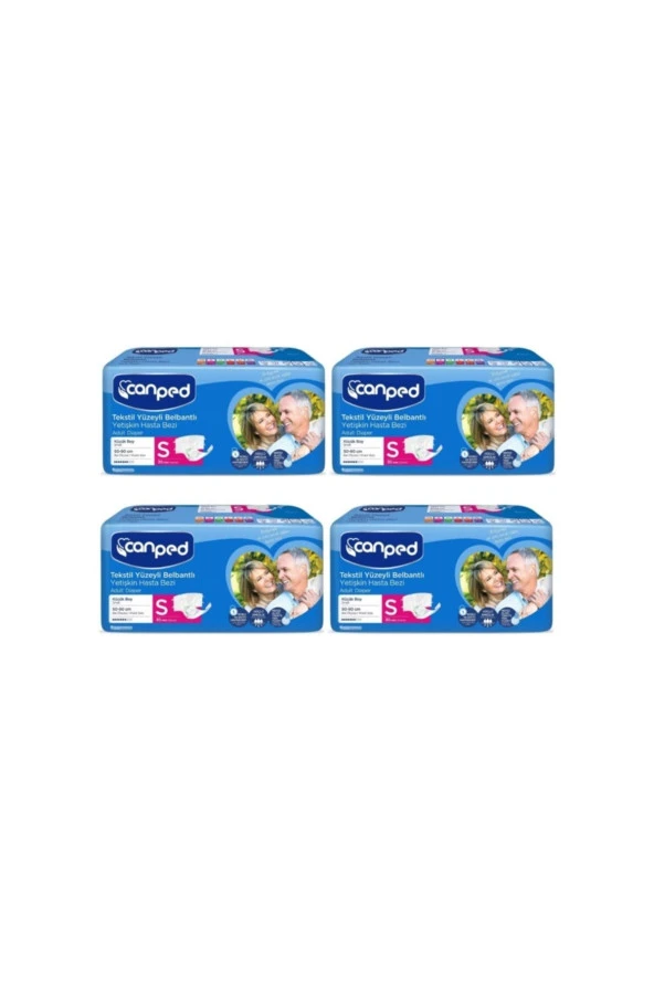 CANPED Hasta Bezi Belbantlı Small 4x30 Lu Paket 120 adet ürün görseli 1