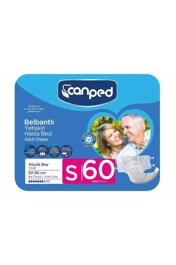 CANPED Hasta Bezi Küçük (S) 60 Adet (10'Lu 6 Paket) ürün görseli 1
