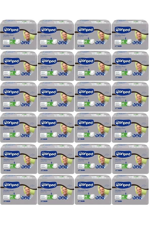 CANPED Mesane Pedi Klasik 24 Lü Set M-Orta Erkek 288 Adet (24Pk*12) ürün görseli 1