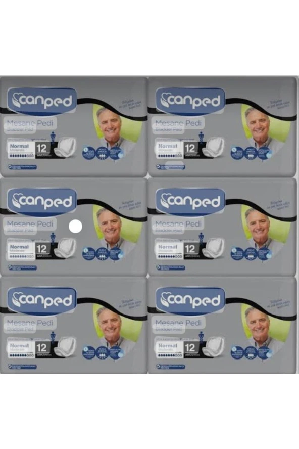 CANPED Mesane Pedi Erkek 6 Paket 72 Adet ürün görseli 1