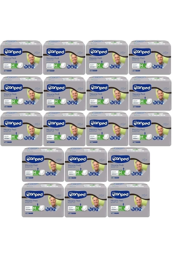CANPED Mesane Pedi Klasik Erkek M-Orta 216 Adet (18Pk x 12) ürün görseli 1