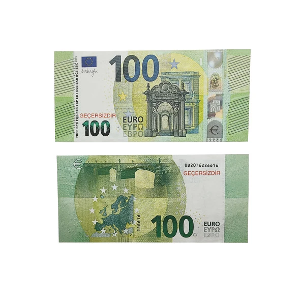 100 Euro 50 Adet Geçersiz Sahte Oyun Parası Düğün Parası - Yüz Euro ürün görseli 1