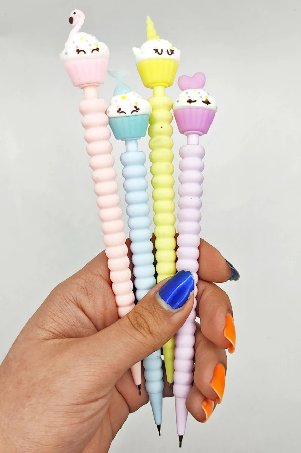 Kalp Cupcake Mor 0.7 Versatil Kalem - 1 Adet - Resim 2