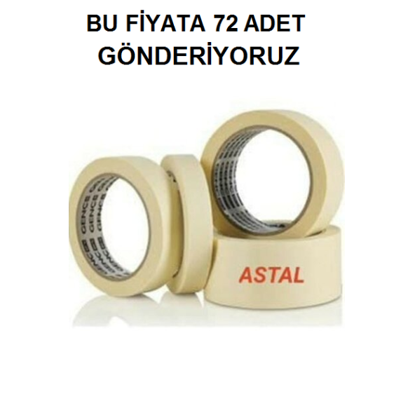 72 ADET AKRİLİK,24 mm, X 25 METRE,MASKELEME BANDI ürün görseli 1