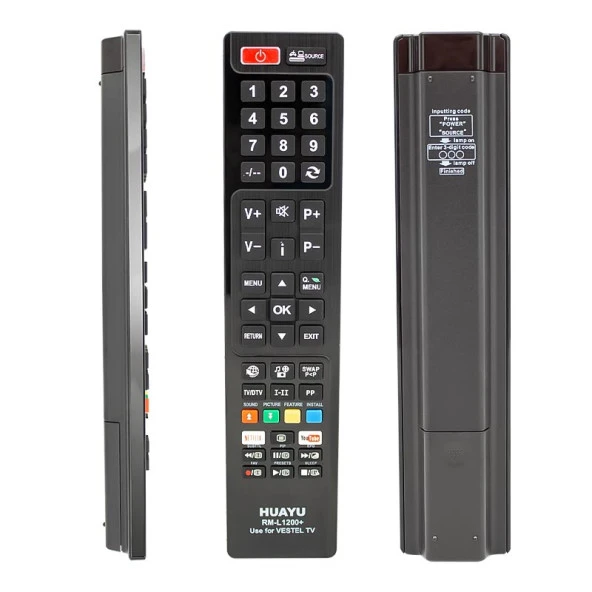 Huayu RM-L1200+ Netflix-Youtube Tuşlu Vestel Universal Lcd Led Tv Kumandası ürün görseli 1