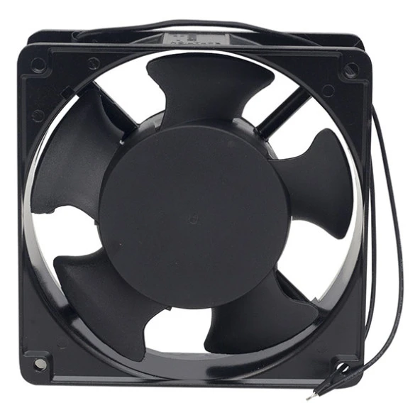 Powermaster DP12038A Metal 220 Volt Kasa Fan (12X12x3.8 Cm) ürün görseli 1