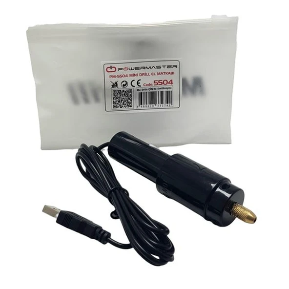 Powermaster PM-5504 Hassas USB Mini Drill El Matkabı - Resim 9