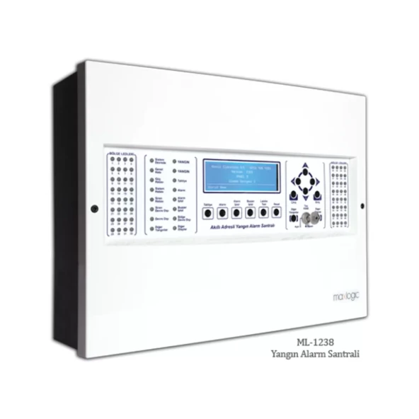 Maxlogic ML-1232/M Akıllı Adresli Yangın Alarm Santralı, 2 Çevrim, 254 Adres, Marin Sertifikalı ürün görseli 1