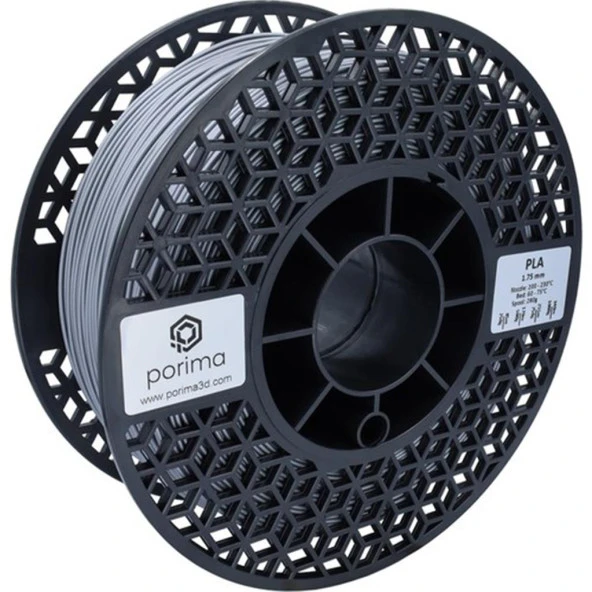 Porima PLA 1.75mm Gümüş RAL7046 Filament 1 Kg ürün görseli 1