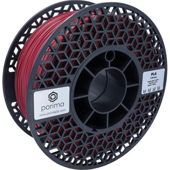 Porima PLA 1.75mm Bordo RAL3004 Filament 1 Kg ürün görseli 1