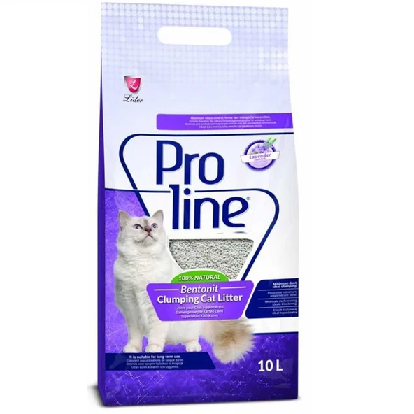 Proline Lavanta Kokulu Bentonit Kedi Kumu 10 Lt ürün görseli 1