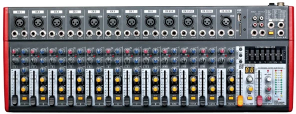 ODO MZ-1602FX 16 KANALLI 99 DSP EFEKTLİ DECK MİKSER ürün görseli 1