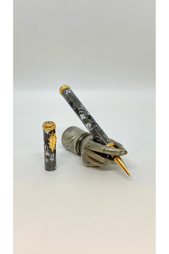 CROWN FLOWER DESIGN ROLLER KALEM ürün görseli 1