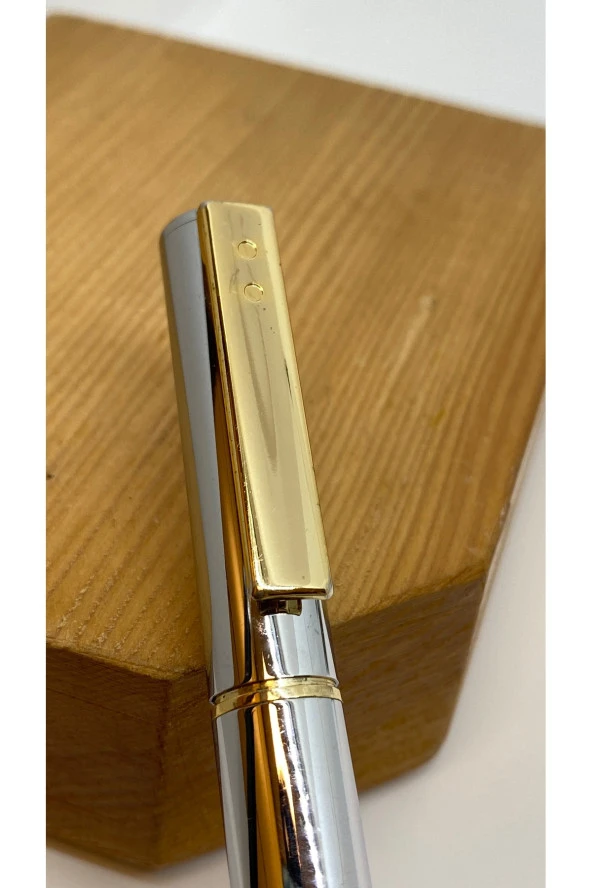 SILVER PRESTIGE ROLLER KALEM GOLD CLIPS - Resim 3
