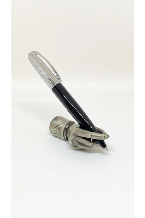 Dd2087 Tükenmez Kalem Silver Black ürün görseli 1