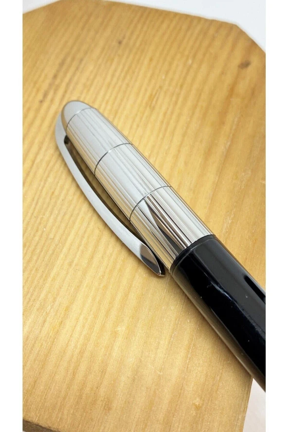 Dd2087 Tükenmez Kalem Silver Black - Resim 3
