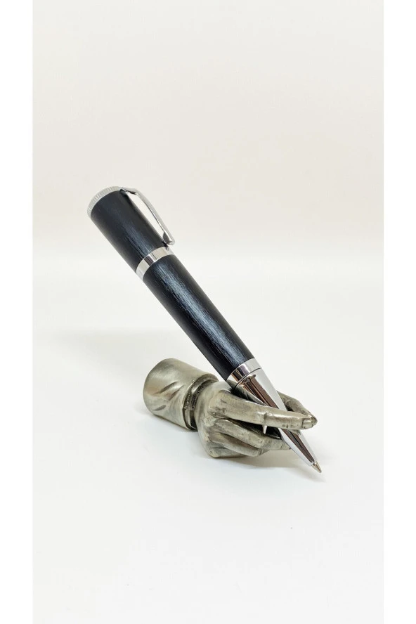 Dd2086 Tükenmez Kalem Black Silver ürün görseli 1