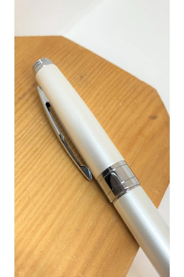 Dd2076 Tükenmez Kalem Silver White - Resim 2