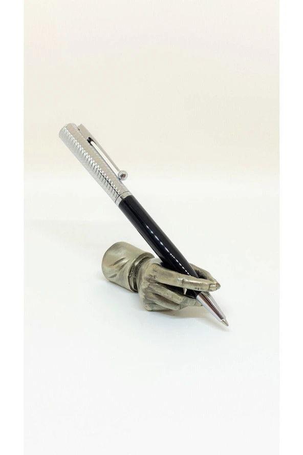 Dd2073 Tükenmez Kalem Silver Black ürün görseli 1