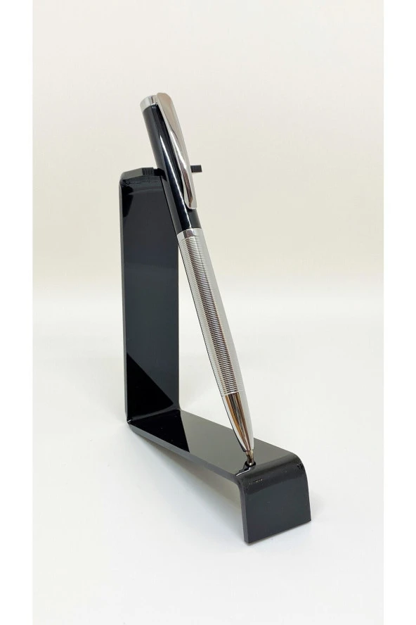 Dd2084 Tükenmez Kalem Black Silver ürün görseli 1