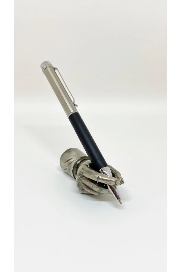 Dd2082 Tükenmez Kalem Silver Black ürün görseli 1