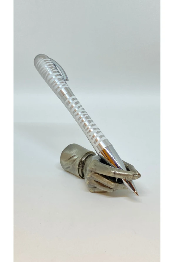 SILVER ZEBRA STYLE PRESTİJ TÜKENMEZ KALEM SİLVER ürün görseli 1