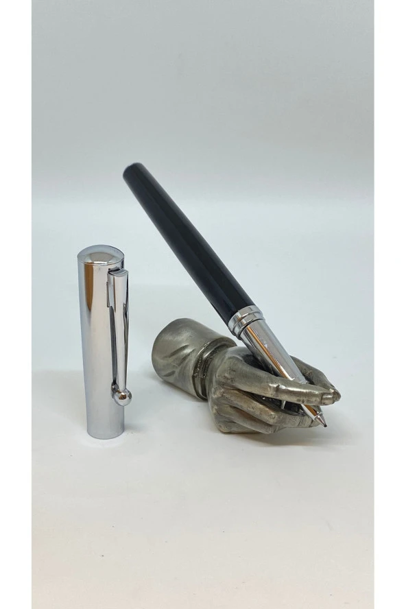 SILVER BLACK LUX ROLLER KALEM SILVER BLACK ürün görseli 1
