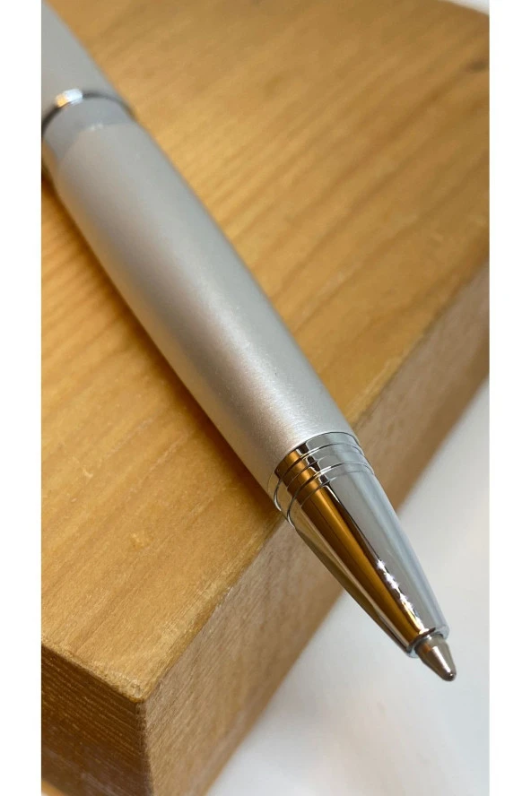 SILVER DİPLOMAT STYLE TÜKENMEZ KALEM SILVER - Resim 3