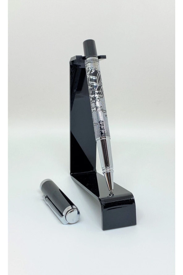 Dd2123 Roller Kalem Silver Black - Resim 2