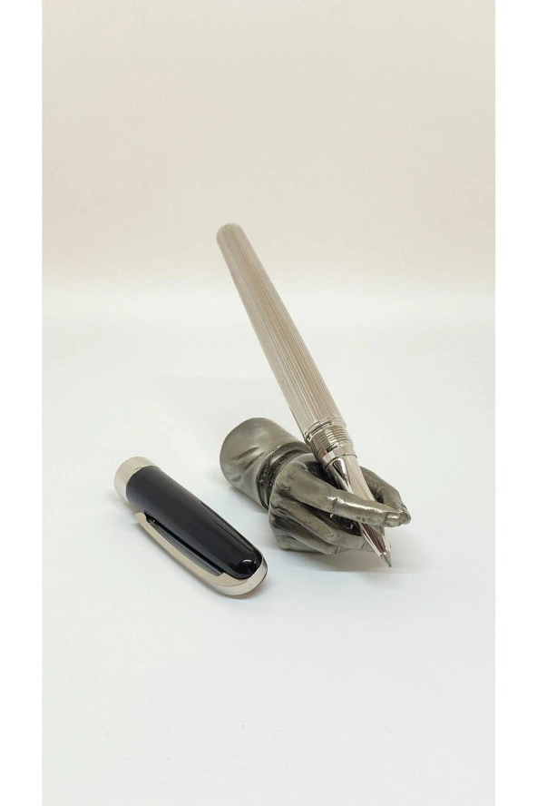 Silver Sis Roller Kalem Silver Black ürün görseli 1
