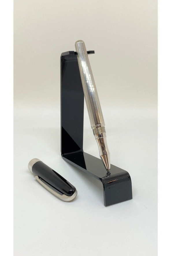 Silver Sis Roller Kalem Silver Black - Resim 2