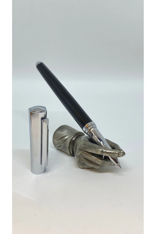 BLACK SILVER ROLLER KALEM SİYAH ürün görseli 1
