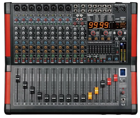 ODO MD-12M299 12 KANALLI DSP EFEKTLİ DECK MİKSER ürün görseli 1